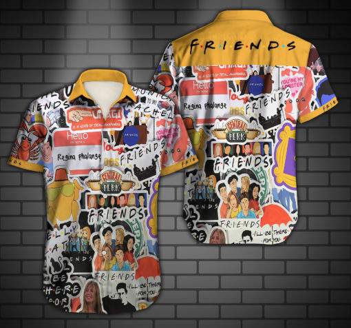 Friends Hawaiian Shirt Summer Button Up Friends Hawaiian Shirt Summer Button Up