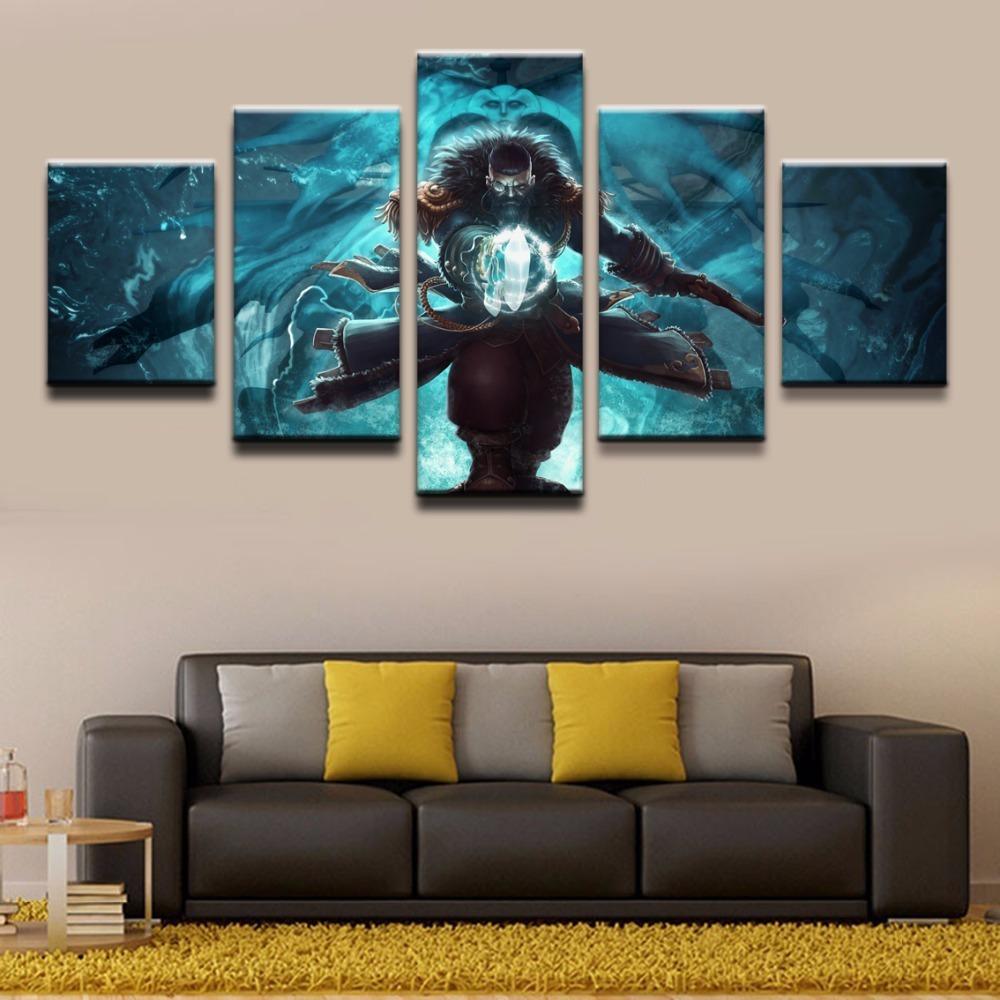 Game Dota 2 Kunkka - Gaming 5 Panel Canvas Art Wall Decor Game Dota 2 Kunkka - Gaming 5 Panel Canvas Art Wall Decor