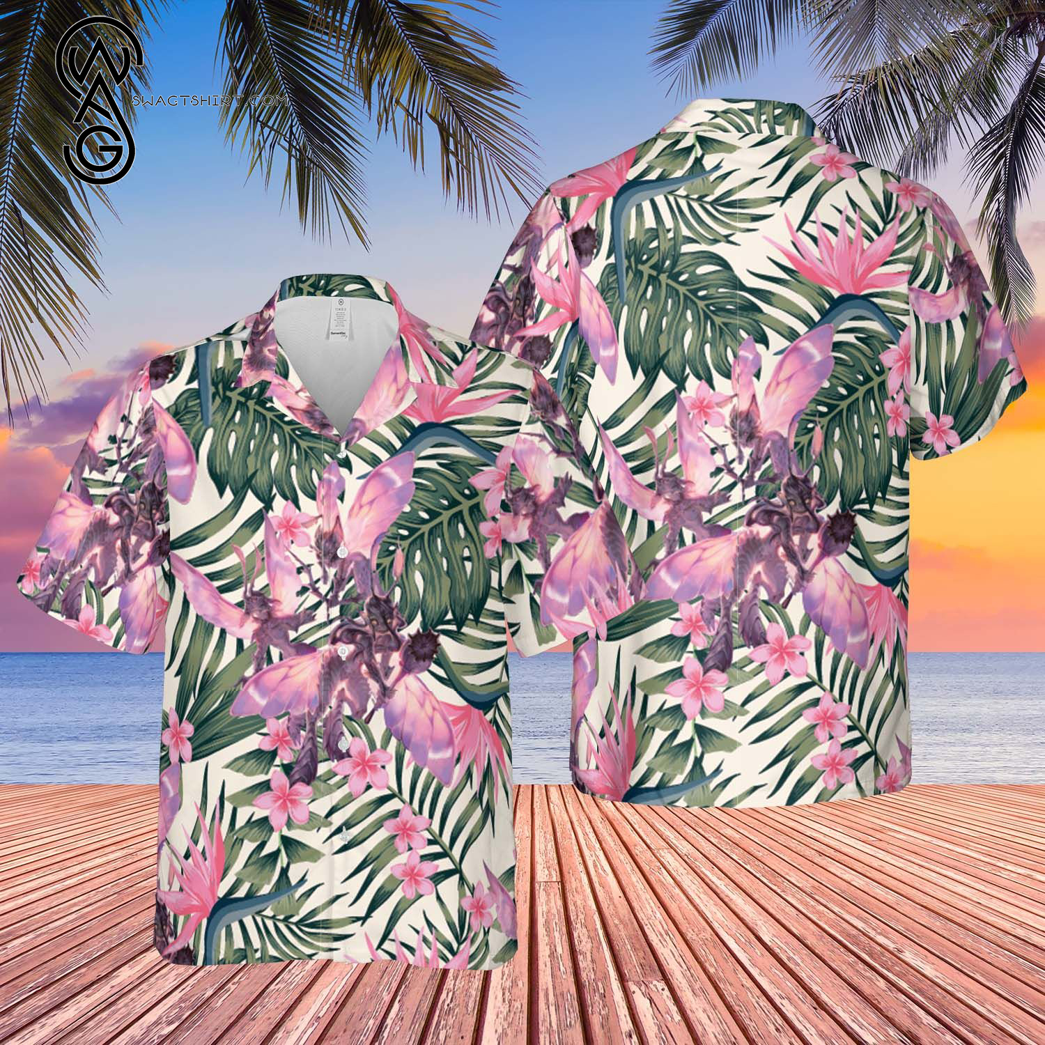 Game Magic The Gathering Bitterblossom Hawaiian Shirt Game Magic The Gathering Bitterblossom Hawaiian Shirt