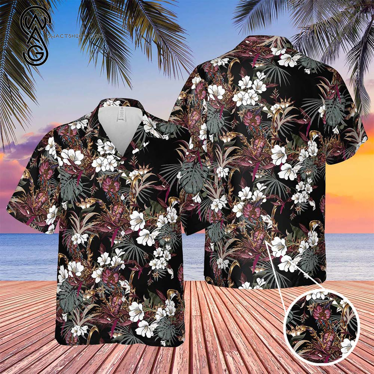 Game Magic The Gathering Sliver Queen Hawaiian Shirt Game Magic The Gathering Sliver Queen Hawaiian Shirt