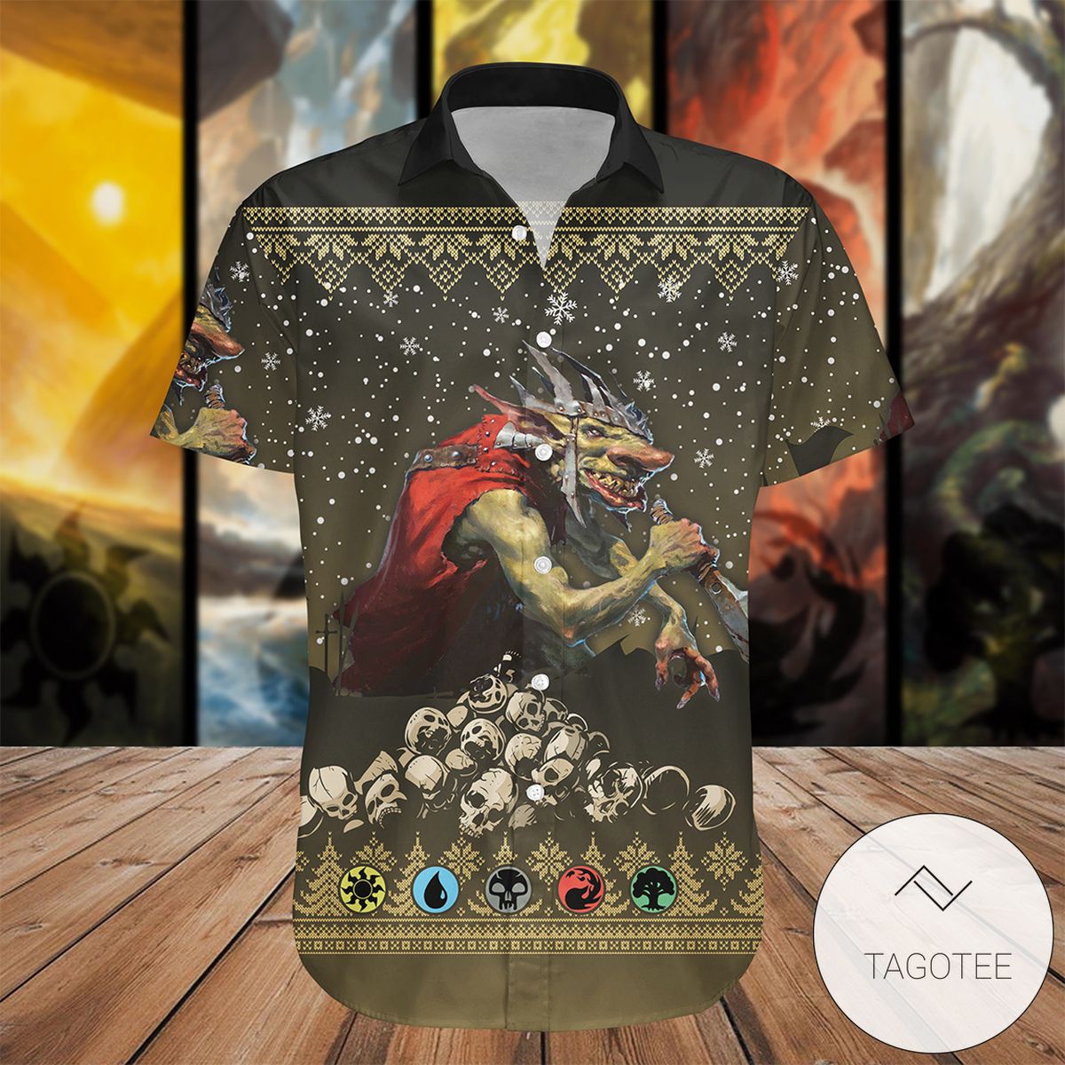 Game Mtg Krenko Mob Boss Hawaiian Shirt- Tagotee Game Mtg Krenko Mob Boss Hawaiian Shirt- Tagotee