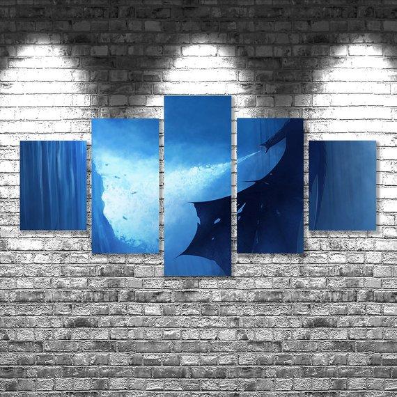 Game of Thrones 77 - Movie 5 Panel Canvas Art Wall Decor Game of Thrones 77 - Movie 5 Panel Canvas Art Wall Decor