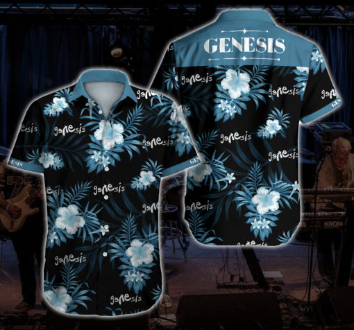 Genesis Hawaiian Shirt Summer Button Up Genesis Hawaiian Shirt Summer Button Up