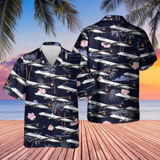 German Airline Lufthansa Airbus A350491 Hawaiian Shirt German Airline Lufthansa Airbus A350491 Hawaiian Shirt