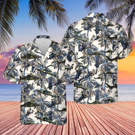 German Army Eurocopter Tiger Hawaiian Shirt German Army Eurocopter Tiger Hawaiian Shirt
