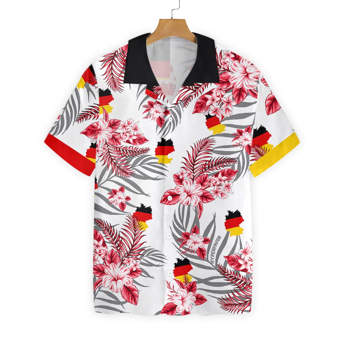 Germany Hibicus Hawaiian Shirt Germany Hibicus Hawaiian Shirt
