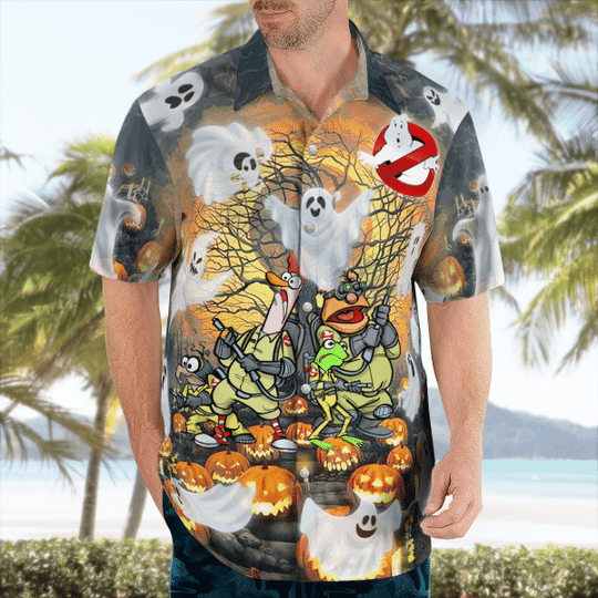 Ghost Muppets Halloween Hawaiian Shirt Ghost Muppets Halloween Hawaiian Shirt
