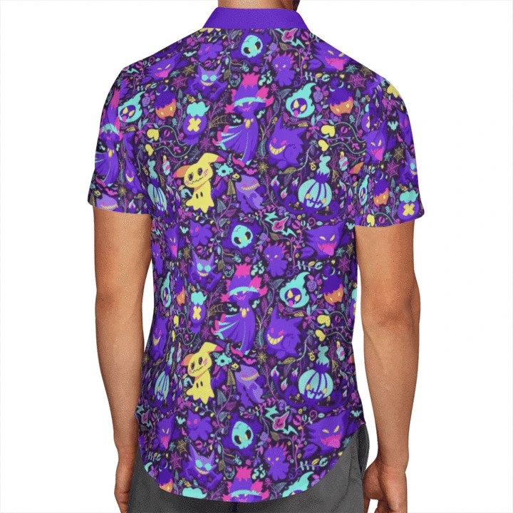 Ghost Pokemon Summer Hawaiian Shirt Ghost Pokemon Summer Hawaiian Shirt