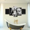 Godfather Marlon Brando - Movie 5 Panel Canvas Art Wall Decor