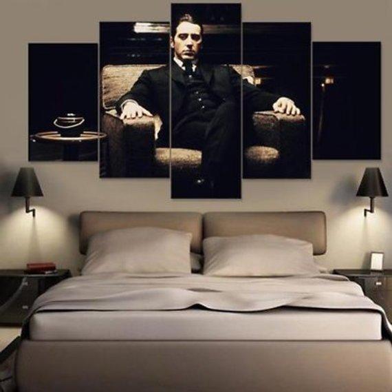 Godfather Michael Gangster 5 - Movie 5 Panel Canvas Art Wall Decor Godfather Michael Gangster 5 - Movie 5 Panel Canvas Art Wall Decor