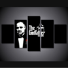 Godfather Movie - Movie 5 Panel Canvas Art Wall Decor
