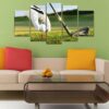 Golf Ball 4 - Sport 5 Panel Canvas Art Wall Decor