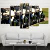 Golf Carts - Sport 5 Panel Canvas Art Wall Decor