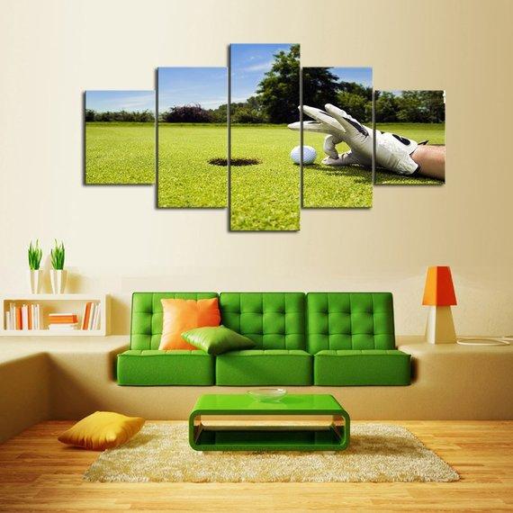 Golf Course Humor Funny - Sport 5 Panel Canvas Art Wall Decor Golf Course Humor Funny - Sport 5 Panel Canvas Art Wall Decor