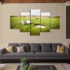Golf Green View - Sport 5 Panel Canvas Art Wall Decor