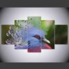 Goura Cristata - Animal 5 Panel Canvas Art Wall Decor