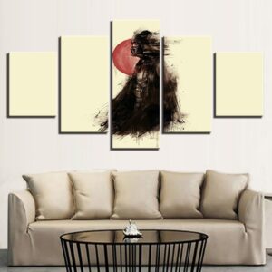 Graffiti 1 - Abstract 5 Panel Canvas Art Wall Decor