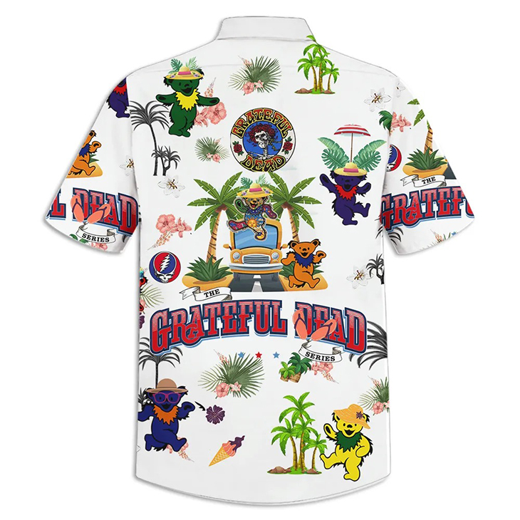 Grateful Dead Summer Vacation Hawaiian Shirt Grateful Dead Summer Vacation Hawaiian Shirt