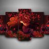 Gravity Falls 1 - Cartoon 5 Panel Canvas Art Wall Decor