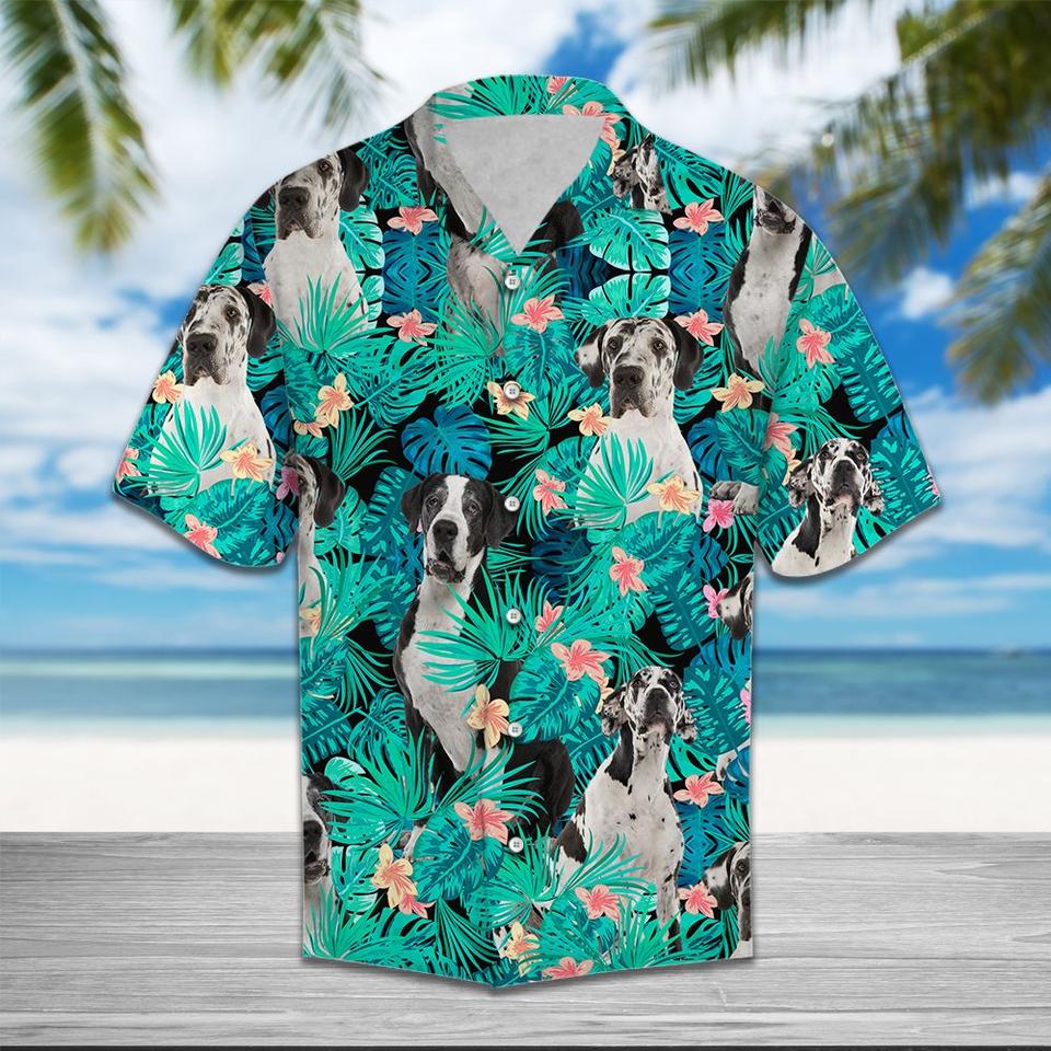 Great Dane Hawaiian Shirt Great Dane Hawaiian Shirt