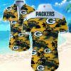 Green Bay Packers Coconut Tree Hawaiian Shirt Summer Button Up