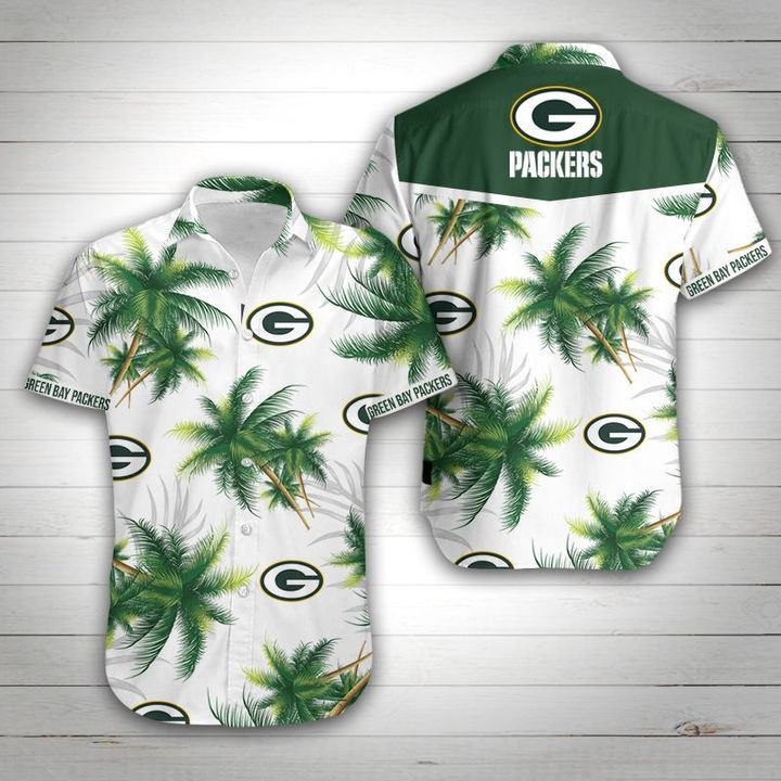 Green Bay Packers Football Hawaiian Shirt Summer Button Up Green Bay Packers Football Hawaiian Shirt Summer Button Up