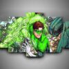 Green Lantern 2 - Dc 5 Panel Canvas Art Wall Decor