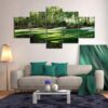 Green Space - Nature 5 Panel Canvas Art Wall Decor