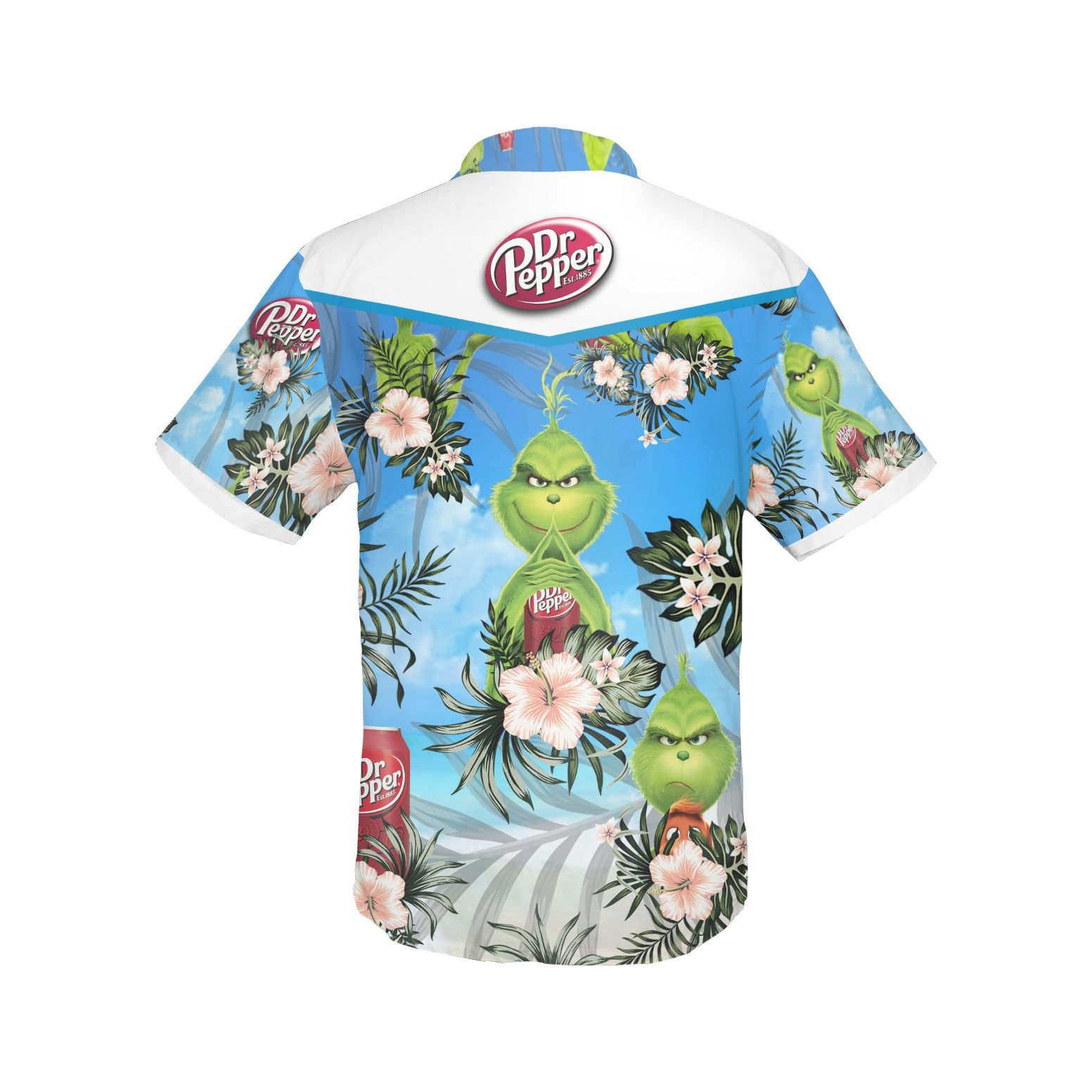 Grinch Dr Pepper Hawaiian Shirt Grinch Dr Pepper Hawaiian Shirt