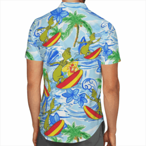 Grinch Surfing Hawaiian Shirt