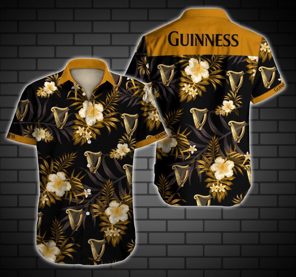 Guinness Hawaiian Shirt Summer Button Up Guinness Hawaiian Shirt Summer Button Up