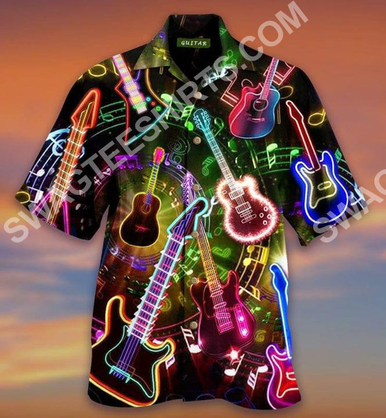 Guitar Bass Music Lover All Over Printed Hawaiian Shirt Guitar Bass Music Lover All Over Printed Hawaiian Shirt