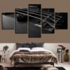 Guitar Musical Instruments - Music 5 Panel Canvas Art Wall Decor
