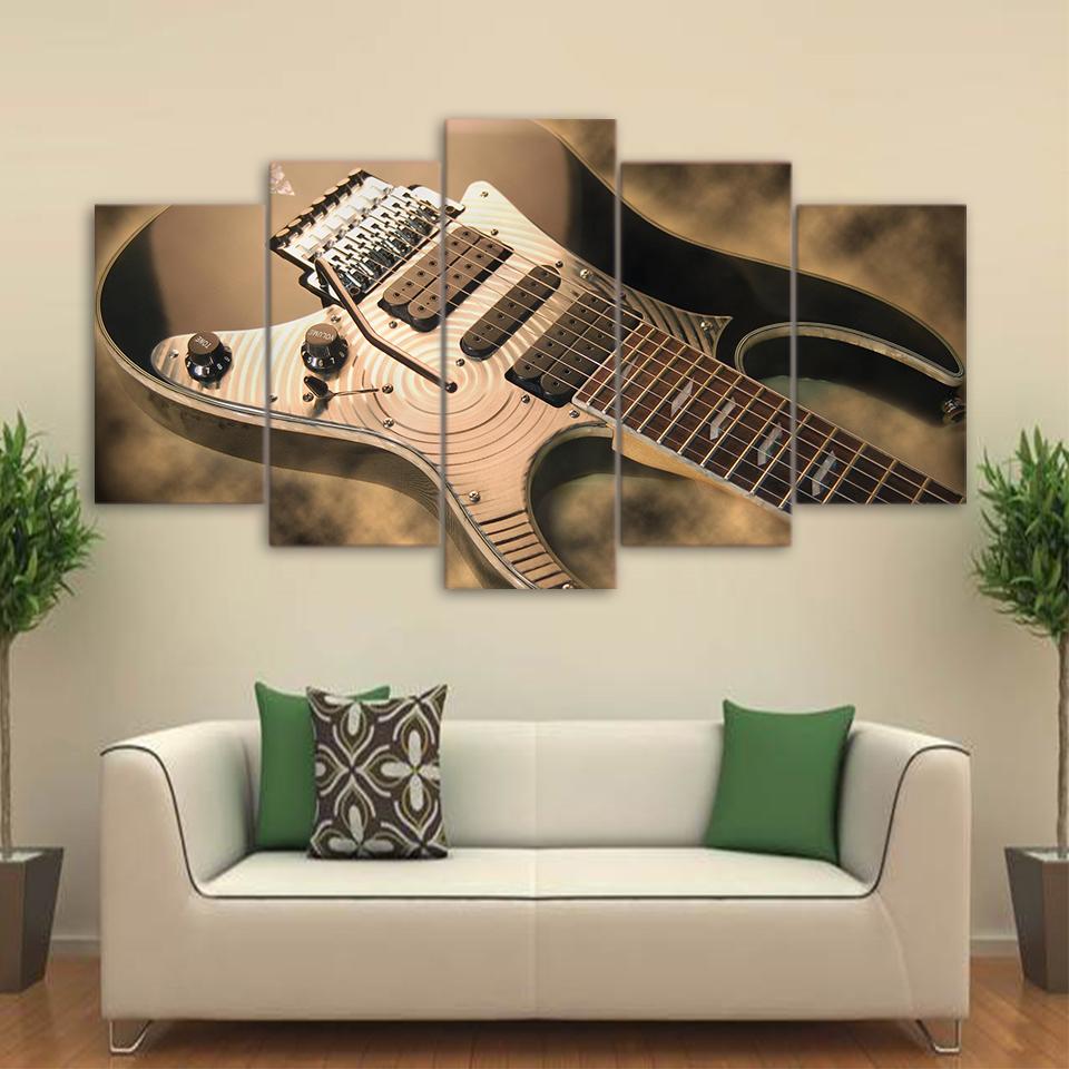 Guitra - Music 5 Panel Canvas Art Wall Decor Guitra - Music 5 Panel Canvas Art Wall Decor
