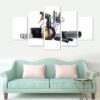 Hair And More - Beauty Salon 5 Panel Canvas Art Wall Decor