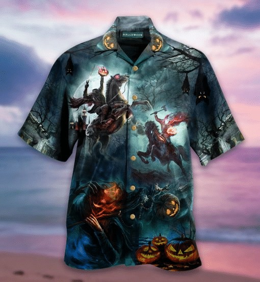 Halloween Headless Knight Hawaiian Shirt Halloween Headless Knight Hawaiian Shirt