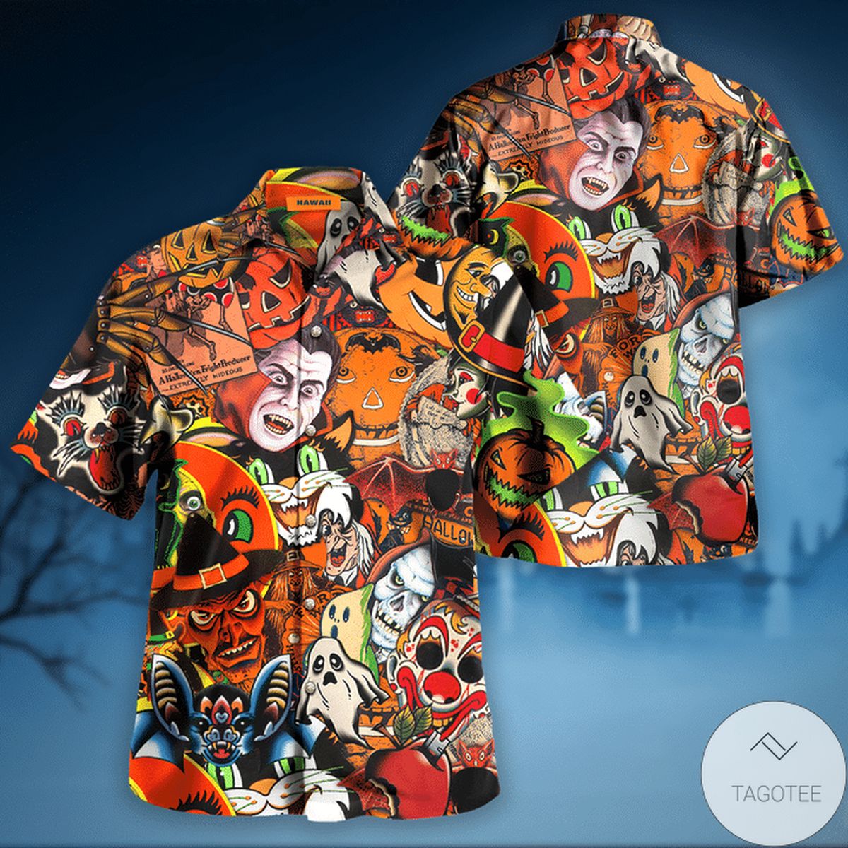 Halloween Is Coming To Town Hawaiian Shirt Halloween Is Coming To Town Hawaiian Shirt