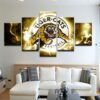 Hamilton Tiger Cats Cfl - Sport 5 Panel Canvas Art Wall Decor
