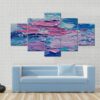 Hand Drawn Oil - Abstract 5 Panel Canvas Art Wall Decor
