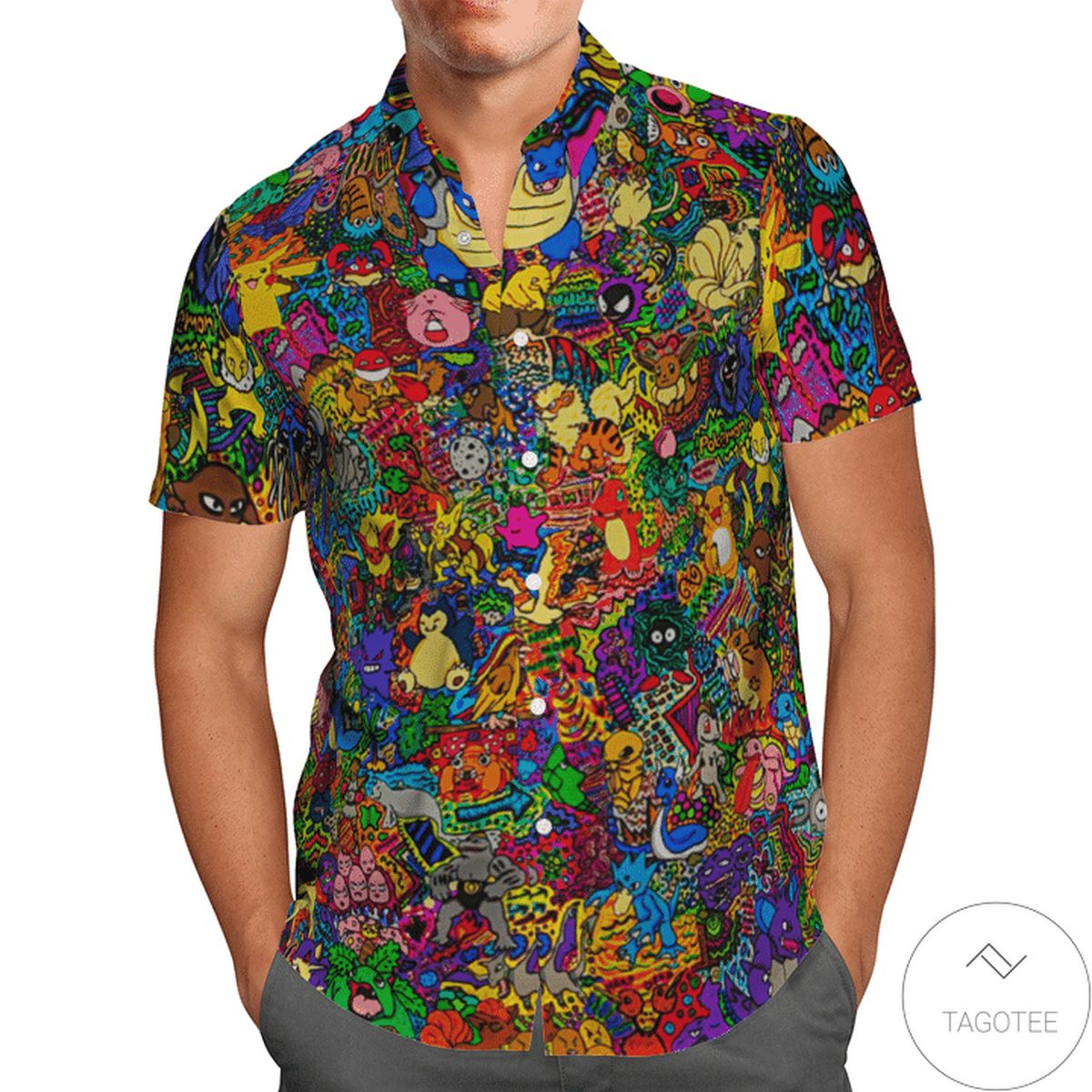 Happy Pokemon Hawaiian Shirt Happy Pokemon Hawaiian Shirt