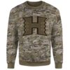 Hawaii Rainbow Warriors 3D Camo Veteran Hoodie