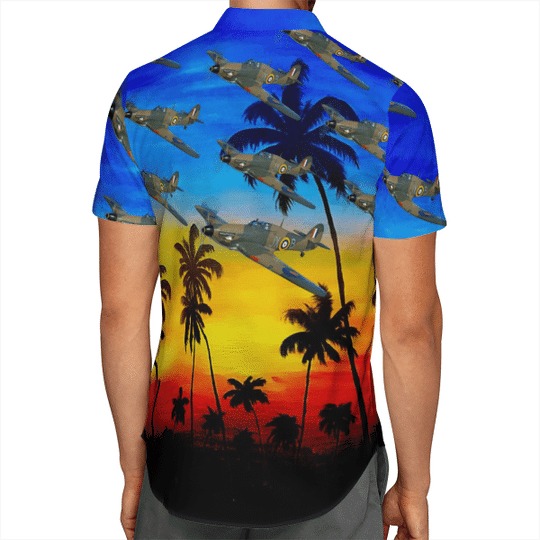 Hawker Hurricane Mk.Ii Hawaiian Shirt Hawker Hurricane Mk.Ii Hawaiian Shirt