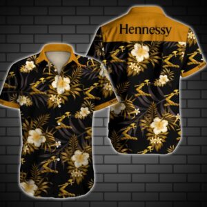 Hennessy Hawaiian Shirt Summer Button Up