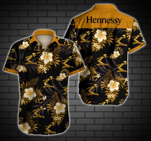 Hennessy Hawaiian Shirt Summer Button Up Hennessy Hawaiian Shirt Summer Button Up