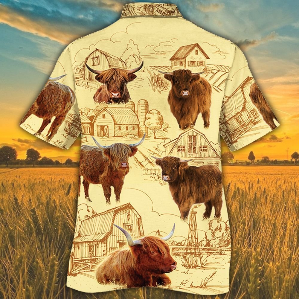 Highland Farm Hawaiian Shirt Highland Farm Hawaiian Shirt