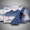 Hiking 2 - Sport 5 Panel Canvas Art Wall Decor