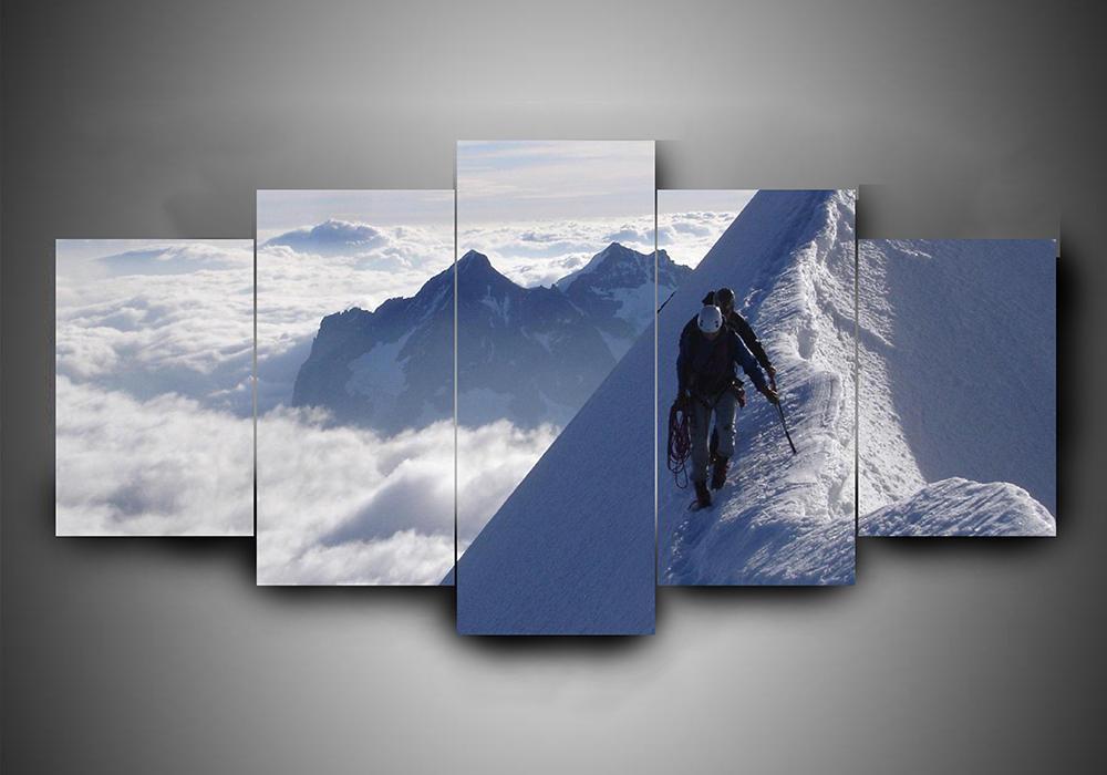 Hiking 2 - Sport 5 Panel Canvas Art Wall Decor Hiking 2 - Sport 5 Panel Canvas Art Wall Decor