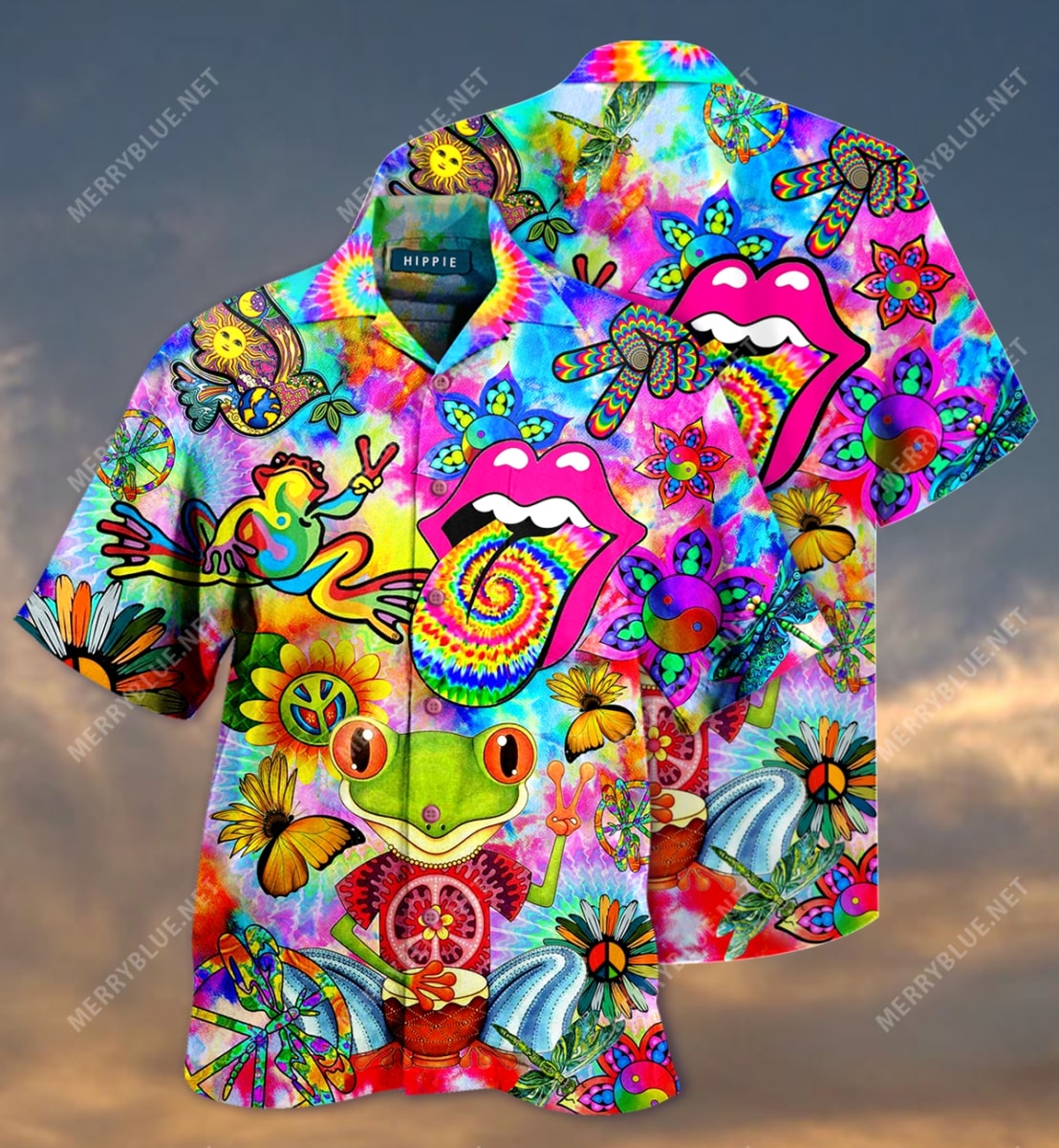 Hippie Feeling Groovy Colorful All Over Printed Hawaiian Shirt Hippie Feeling Groovy Colorful All Over Printed Hawaiian Shirt