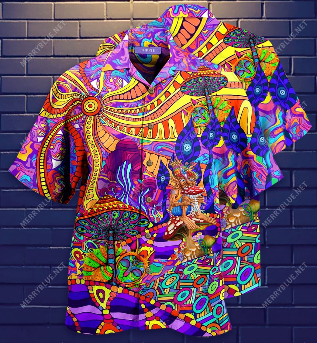 Hippie Is My Life All Over Printed Hawaiian Shirt Hippie Is My Life All Over Printed Hawaiian Shirt