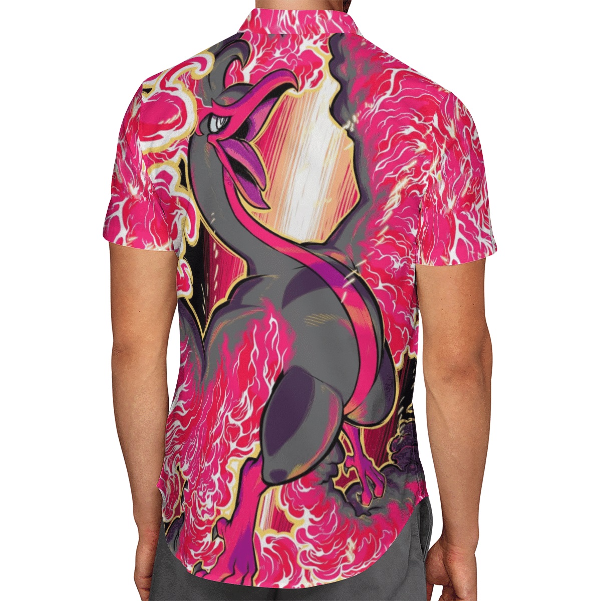 Ho-Oh Pokemon Hawaiian Shirt Ho-Oh Pokemon Hawaiian Shirt
